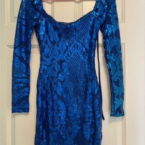 Lucy in the Sky long sleeve dress